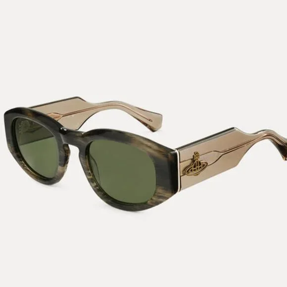 NEW Vivienne Westwood Sunday Sunglasses Rococo Art Oval Frames Designer Luxe Sunday Sunglasses main image 4